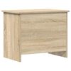 vidaXL Storage Chest Sonoma Oak 60 x 40 x 50 cm Engineered Wood