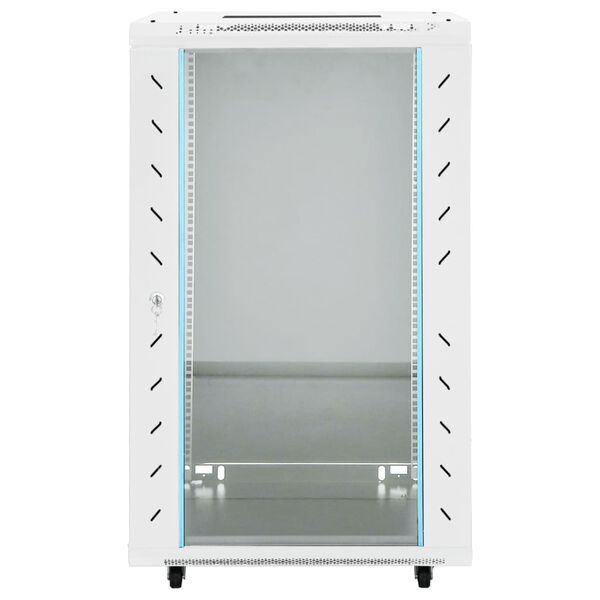 vidaXL 18U Network Cabinet with Swivel Feet 19" IP20 60x60x100 cm
