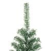 vidaXL Artificial Christmas Tree with Flocked Snow Green 180 cm