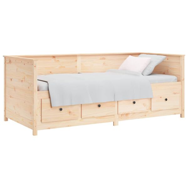 vidaXL Day Bed without Mattress 80x200 cm Solid Wood Pine