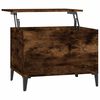 vidaXL Coffee Table Smoked Oak 60x44,5x45 cm Engineered Wood