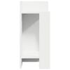 vidaXL Side Table with Shelf White 25.5x27x60 cm