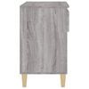 vidaXL Shoe Cabinet Grey Sonoma 70x36x60 cm Engineered Wood