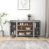 vidaXL Sideboard Concrete Grey 135x41x75 cm Engineered Wood