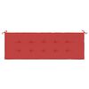 vidaXL Garden Bench Cushion Red 150x50x3 cm Oxford Fabric
