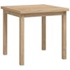vidaXL Side Table | Brown | Solid Teak Wood | Small Table | Side Table | Square