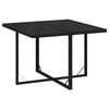 vidaXL 9 Piece Garden Dining Set with Cushions Poly Rattan Black