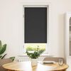 vidaXL Roller Blind Blackout 44.4x100 cm Fabric Width 40 cm Black