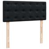 vidaXL Ottoman Bed with Mattress Black King Single Velvet