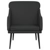 vidaXL Armchair Black 63x76x80 cm Faux Leather