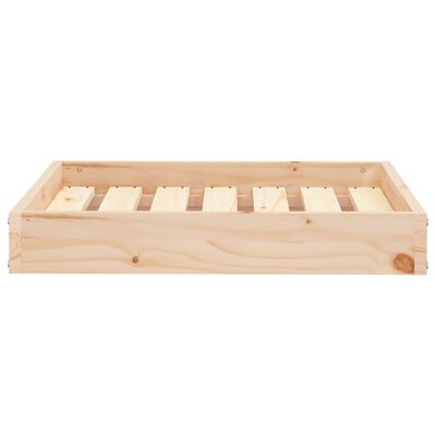 vidaXL Dog Bed 61.5x49x9 cm Solid Wood Pine
