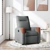 vidaXL Recliner Chair Dark Grey Fabric