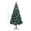 vidaXL Artificial Christmas Tree with LEDs&Ball Set&Pine Cones 240 cm