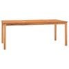 vidaXL 3 Piece Garden Dining Set Solid Wood Teak