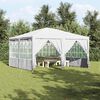 vidaXL Party Tent White 400 x 400 x 266 cm Polyethylene