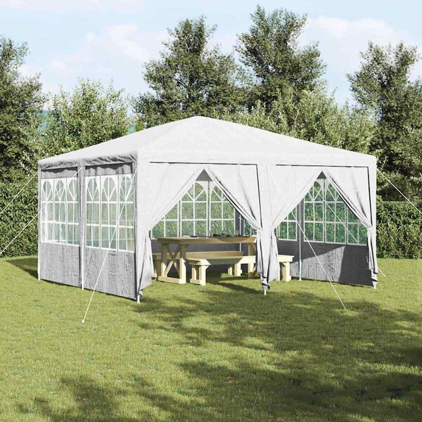 vidaXL Party Tent White 400 x 400 x 266 cm Polyethylene