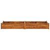vidaXL Garden Raised Bed Acacia Wood 200x50x25 cm