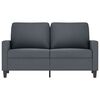 vidaXL 2-Seater Sofa Dark Grey 120 cm Velvet