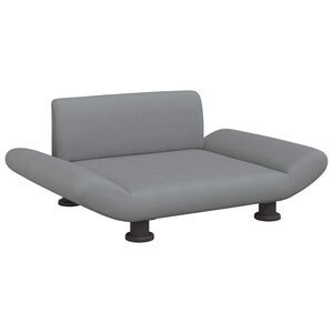 vidaXL Dog Bed Light Grey 70x45x28 cm Fabric