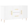 vidaXL Sideboard White 100x36x60 cm Engineered Wood