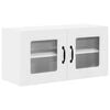 vidaXL Dishwasher Panel Kalmar White 80 x 31 x 40 cm Engineered Wood