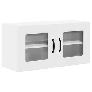 vidaXL Dishwasher Panel Kalmar White 80 x 31 x 40 cm Engineered Wood