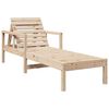 vidaXL Sun Lounger 199.5x62x55 cm Solid Wood Pine