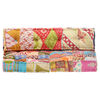 vidaXL Pouffe Patchwork Fabric