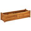 vidaXL Garden Raised Bed Acacia Wood 100x30x25 cm