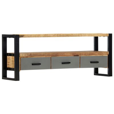 vidaXL TV Cabinet 130x30x50 cm Solid Mango Wood