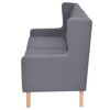 vidaXL Sofa Set 2 Pieces Fabric Grey