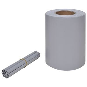 vidaXL Privacy Strip PVC 70x0.19 m Light Grey