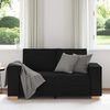 vidaXL 2-Seater Sofa Black 160x78x84 cm Fabric