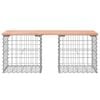 vidaXL Garden Bench Gabion Design 103x44x42 cm Solid Wood Douglas