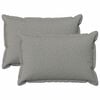 vidaXL Cushion with Pillow HOUTEN 2 pcs Cloud Grey Faux Linen