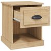 vidaXL Bedside Cabinets 2 pcs Sonoma Oak 39x39x47.5 cm Engineered Wood
