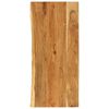 vidaXL Bathroom Vanity Top Solid Acacia Wood 114x52x3.8 cm