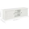 vidaXL TV Cabinet White 120x30x40 cm Wood