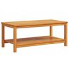 vidaXL Side Table Oil Natural 110 x 55 x 45 cm Solid Acacia Wood