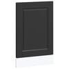 vidaXL Dishwasher Panel Porto Black 45x1,5x57 cm Engineered Wood