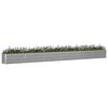 vidaXL Planter Light Grey 580 x 50 x 45 cm Galvanised Steel