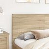 vidaXL Headboard with Headboard Sonoma Oak 180 cm Engineered wood