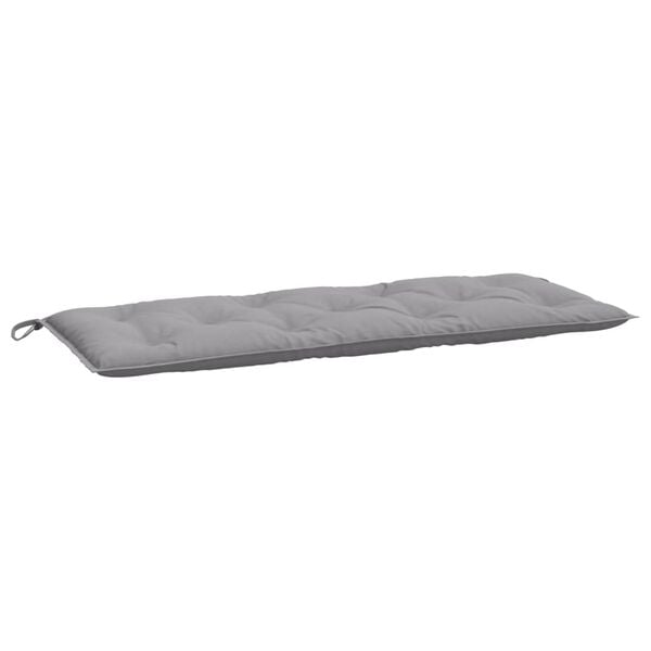 vidaXL Garden Bench Cushion Grey 120x50x7 cm Oxford Fabric