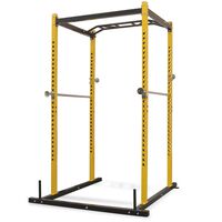 vidaXL Fitness Power Rack 140x145x214 cm Yellow and Black