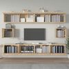 vidaXL 6 Piece TV Cabinet Set Sonoma Oak Engineered Wood