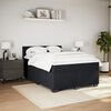 vidaXL Box Spring Bed with Mattress Black Double Velvet