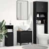 vidaXL Bathroom Sink Cabinet Black Oak 58 x 33 x 60 cm Engineered Wood