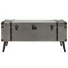 vidaXL Coffee Table MDF and Aluminium 102x51x47.5 cm