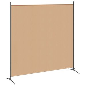vidaXL 4-Panel Room Divider Black 698x180 cm Fabric
