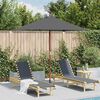 vidaXL Garden Parasol with Wooden Pole 150x200 cm Anthracite